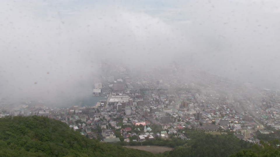 函館山から見たリアルタイムな景色
